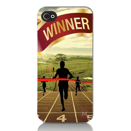 Marathon Runner Iphone 4, 4s, 5 Cell Phone Case